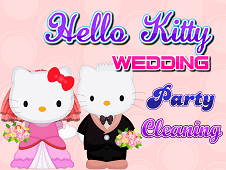 Hello Kitty Wedding Party Cleaning