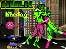 Hulk Kissing