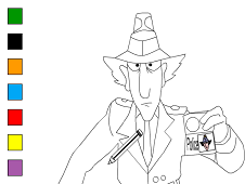 Inspector Gadget Coloring Online