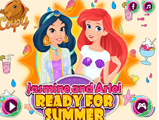 Jasmine and Ariel Ready for Summer