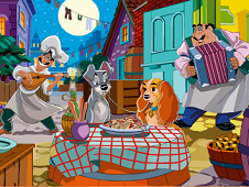 Lady and the Tramp Sort My Tiles Online