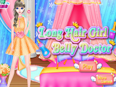 Long Hair Girl Belly Doctor