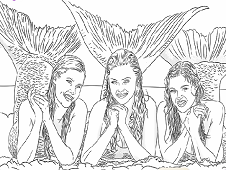 mako mermaids mako mermaids - online puzzle