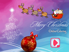 Merry Christmas Online Coloring