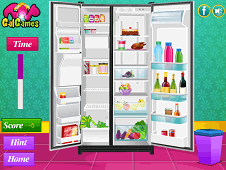 Messy Fridge Clean Up