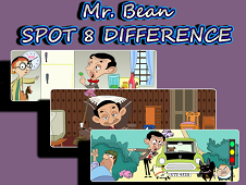 Mr Bean Spot 8 Difference