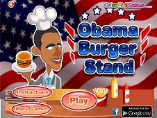 Obama Burger Stand Online