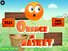 Orange In Basket