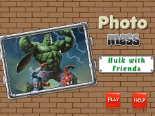 Photo Mess Hulk With Friends Online