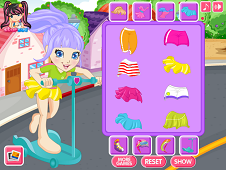 Polly Pocket Scooter Racer