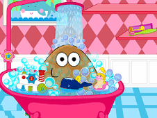 Pou Girl Bathing Day 