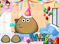 Pou Happy Birthday Party