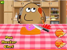 Jogo Pou Real Cooking no Joguix