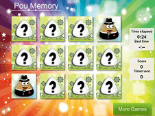 Pou Memory Cards Online