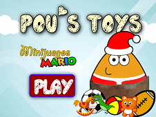 Pou Playing With Toys