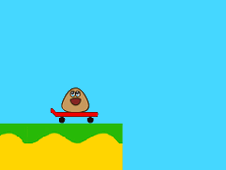 Jogos de Skate: Jogo do Pou de Skate - Pou Cliff Jump!