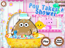 Pou Baby Bathing - Play Now For Free