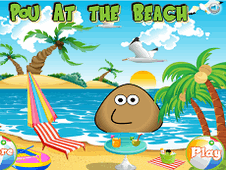 Pou at the Beach