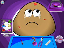 Pou at the Doctor Online