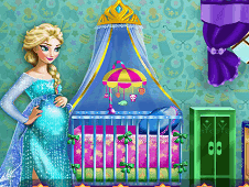 Pregnant Elsa Maternity Deco