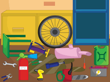 Pregnant Mom Cleaning The Garage