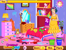 Pregnant Snow White Room Cleaning