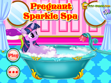 Pregnant Sparkle Spa