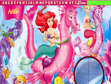 Princess Ariel Hidden Letters Online