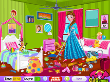 Princess Elsa Bedroom Cleaning Frozen Games