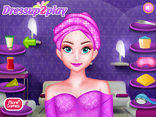 Princess Elsa Facial Spa
