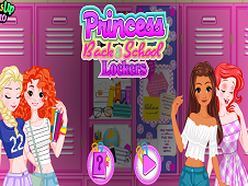 Princesses Back 2 School Lockers