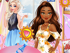 Princesses Fashion And Dare Challenge