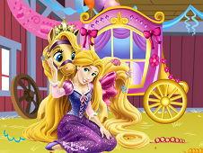 Rapunzel Carriage Decor