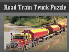 Road Train Truck Puzzle Online