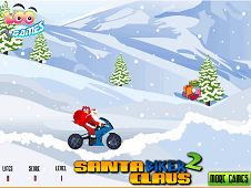 Santa Claus Biker 