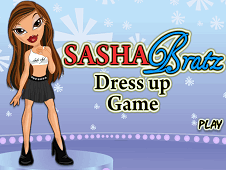 Sasha Bratz Dress Up Online