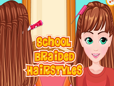 School Braided Hairstyle