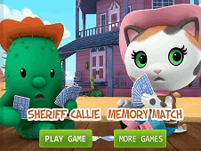 Sheriff Callie Memory Match