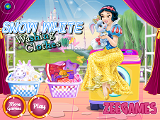 Snow White Washing Clothes Online