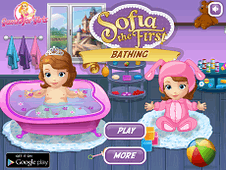 Sofia The First Bathing
