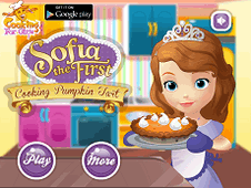 Sofia The First Cooking Pumpkin Tart