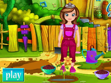 Sofia The First Gardening