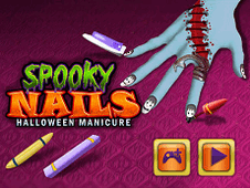 Spooky Nails Halloween Manicure