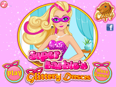 Super Barbie Glittery Dresses