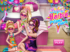 Super Barbie Pyjama Party