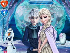 Sweet Kissing Elsa and Jack