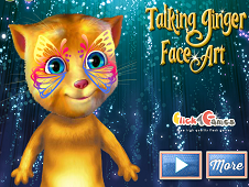 Talking Ginger Face Art