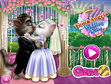 Tom and Angela Wedding Kiss Online