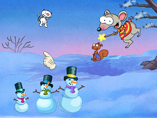 Toopy And Binoo Snowman Online