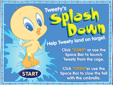 Tweety Splash Down Online